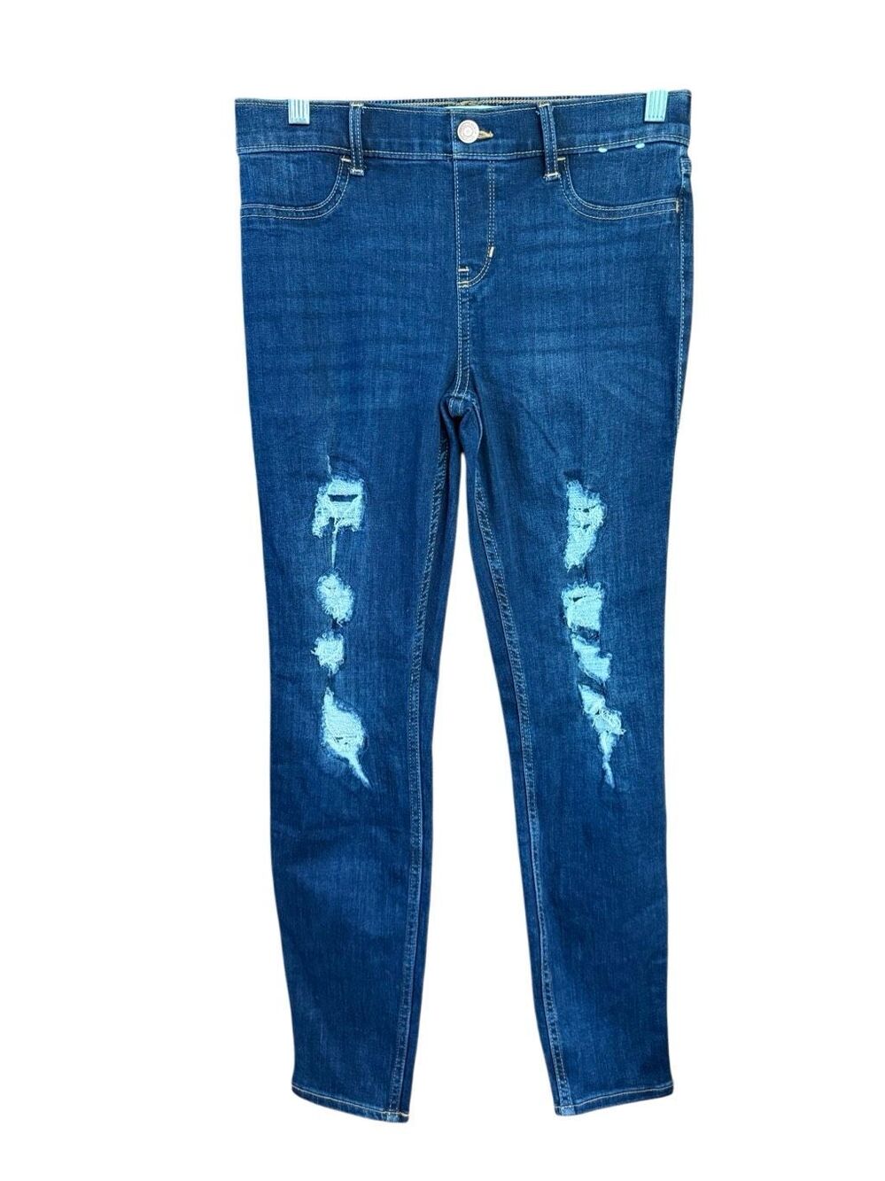 Abercrombie Kids Girls distressed, pull on jeans Sz 13/14 NWOT